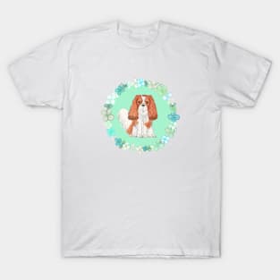 Cavalier King Charles Spaniel - Green Blenheim Garland T-Shirt